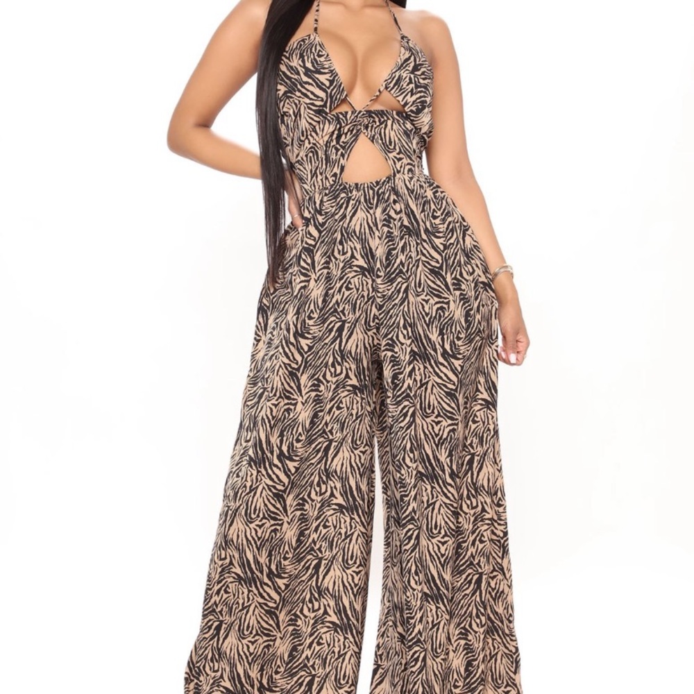 Sleeveless Flare leg Jumpsuit